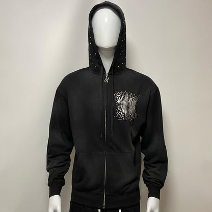 MTA RHINESTONE ZIPUP